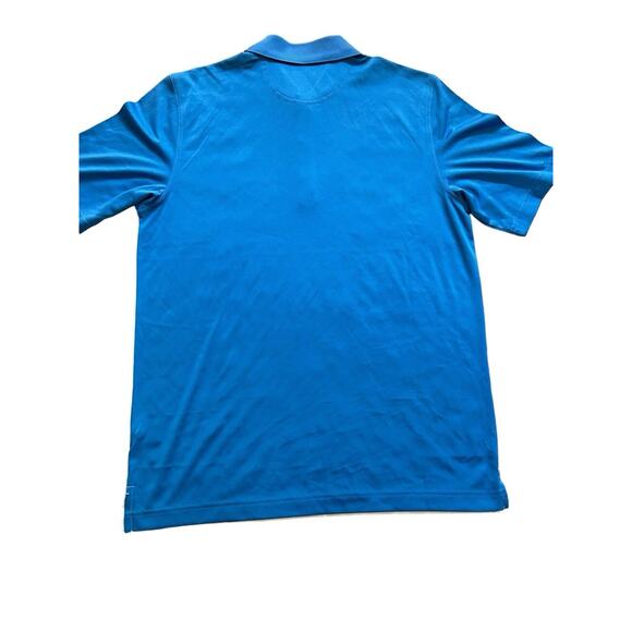 Greg Norman Golf Shirt Play Dry Performance Sz S Blue white Stripes NWT $75 - Picture 6 of 11